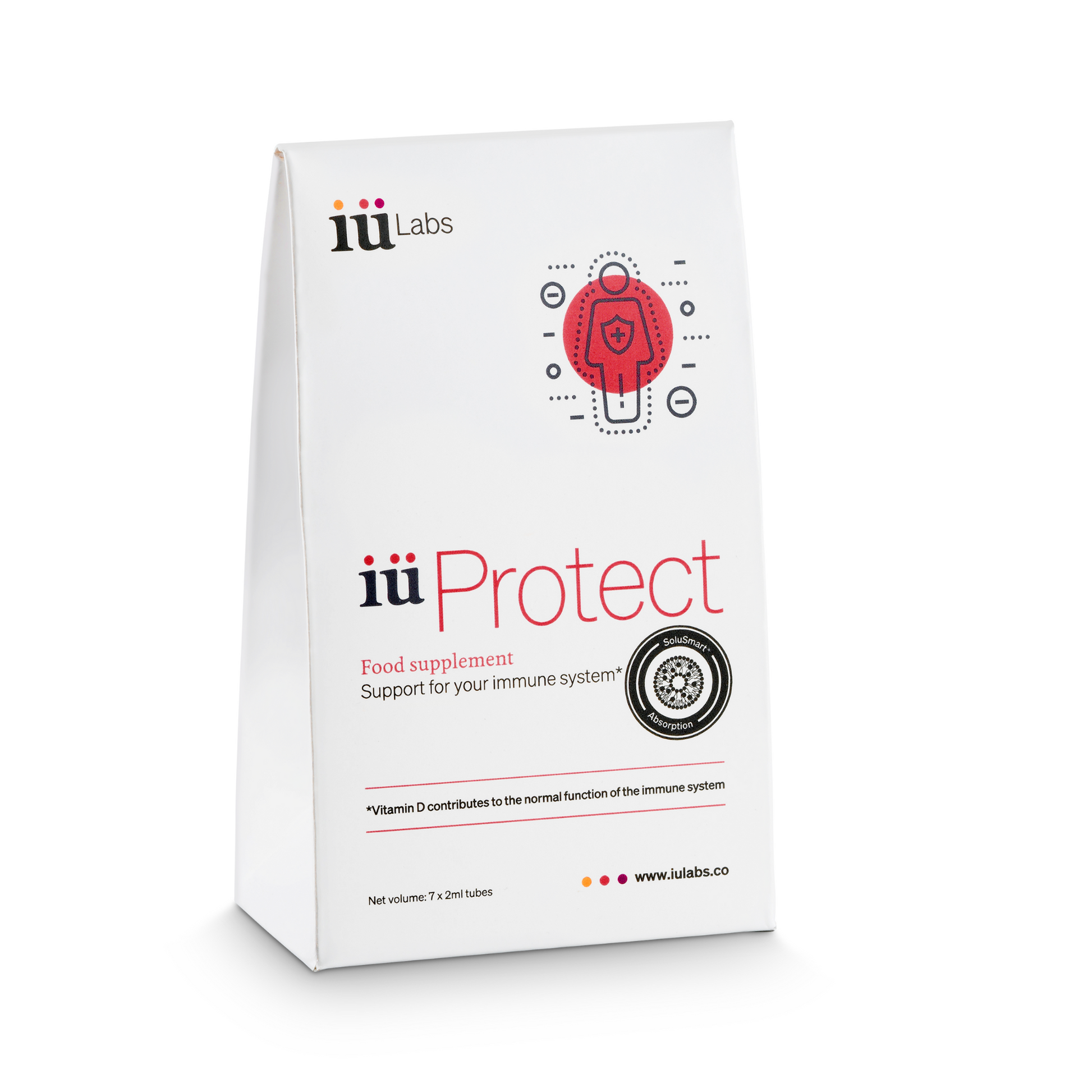 7-day trial pack of iüProtect from iüLabs, immune health support supplement, tubes, iuLabs, iuProtect