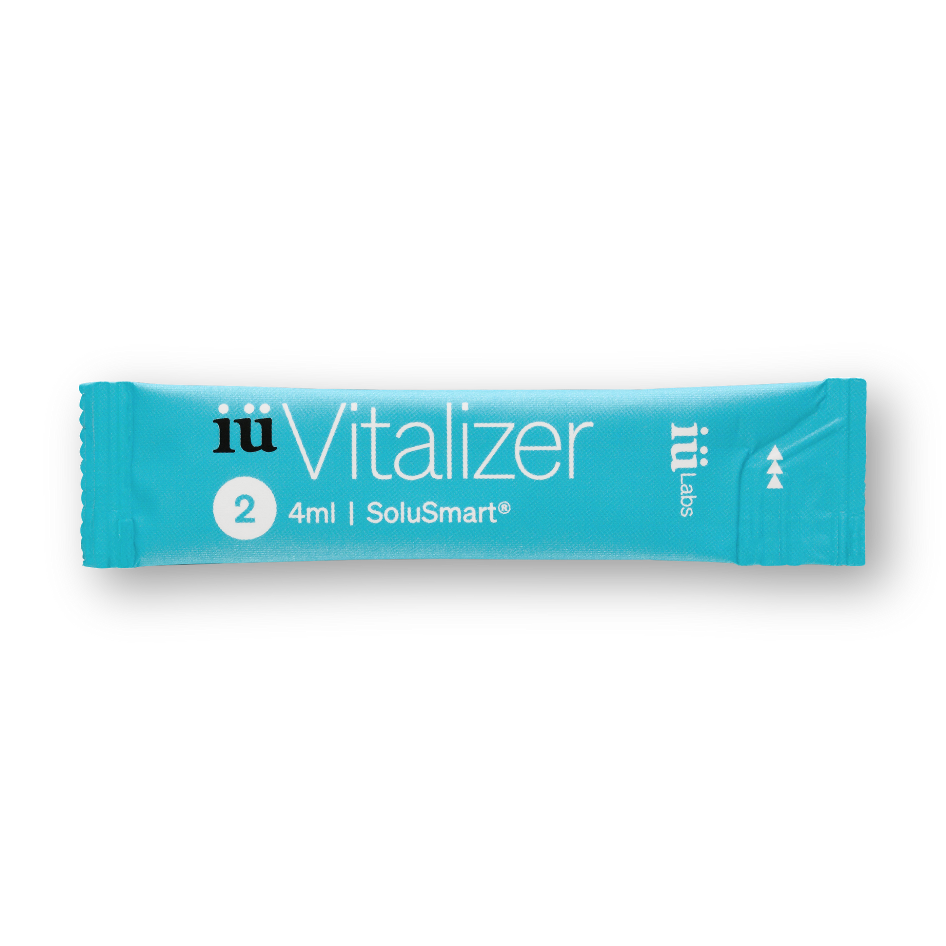 blue stick pack from the 7 day trial pack iüVitalizer from iüLabs, energy boost supplement, iuLabs, iuVitalizer